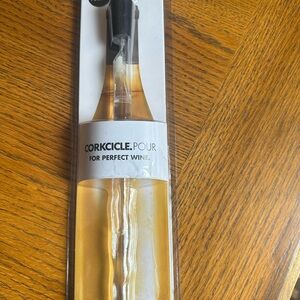 Corkcicle Pour Wine Chiller - Black and Clear